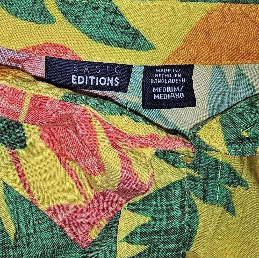 Basic Editions Tropical Shirt - image 4